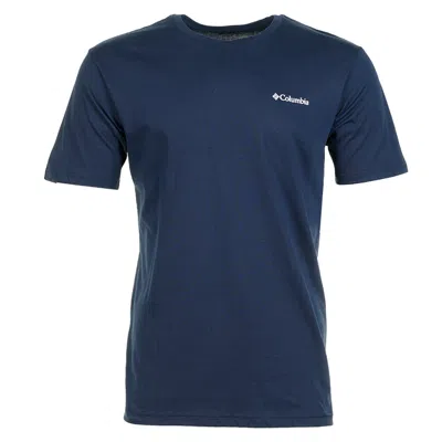 Columbia Short Sleeve North Cascades Tee Collegiate Navy Framed In Blue