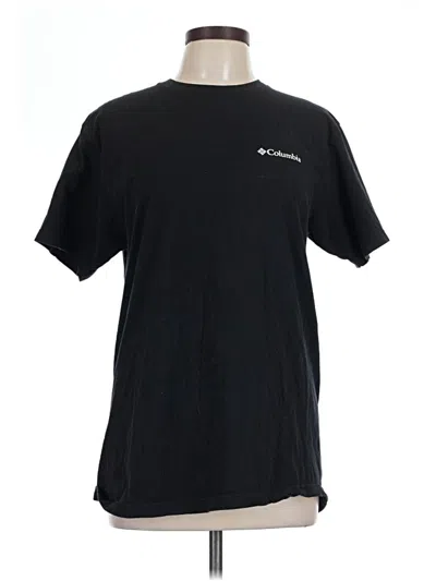 Pre-owned Columbia Short Sleeve T-shirt In Black