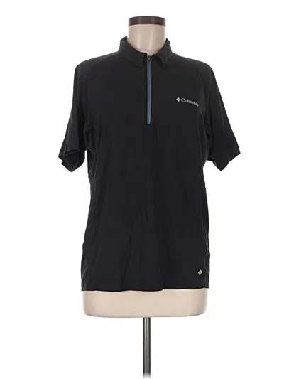 Pre-owned Columbia Short Sleeve T-shirt In Black