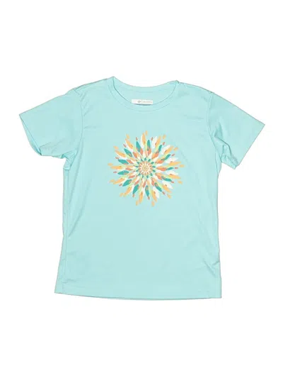 Pre-owned Columbia Kids' Short Sleeve T-shirt In Blue