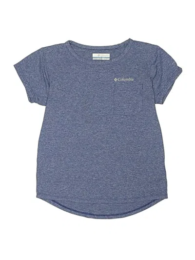Pre-owned Columbia Kids' Short Sleeve T-shirt In Blue