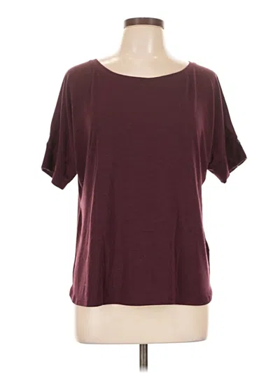 Pre-owned Columbia Short Sleeve T-shirt In Burgundy