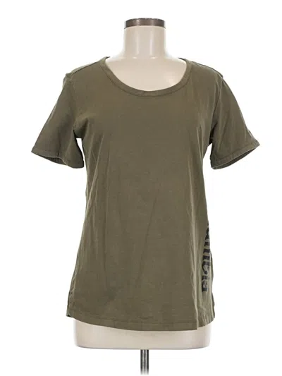 Pre-owned Columbia Short Sleeve T-shirt In Green