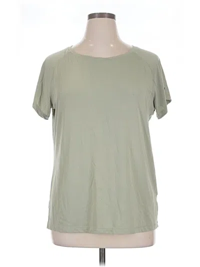 Pre-owned Columbia Short Sleeve T-shirt In Green