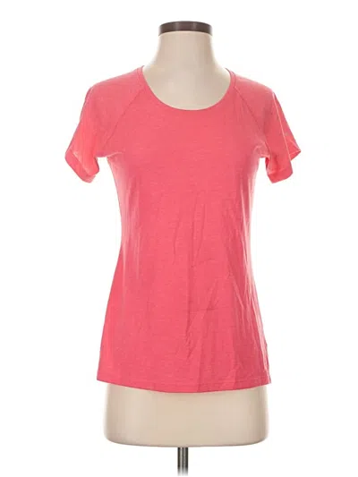 Pre-owned Columbia Short Sleeve T-shirt In Pink