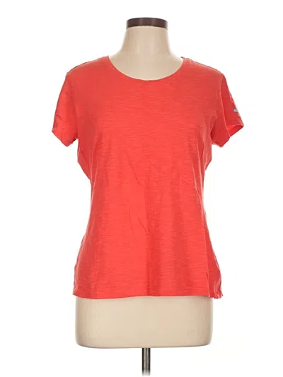 Pre-owned Columbia Short Sleeve T-shirt In Red