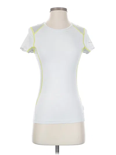 Pre-owned Columbia Short Sleeve T-shirt In White