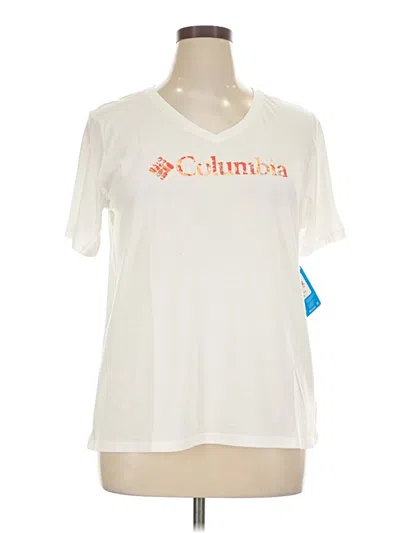 Columbia Short Sleeve T-shirt In White