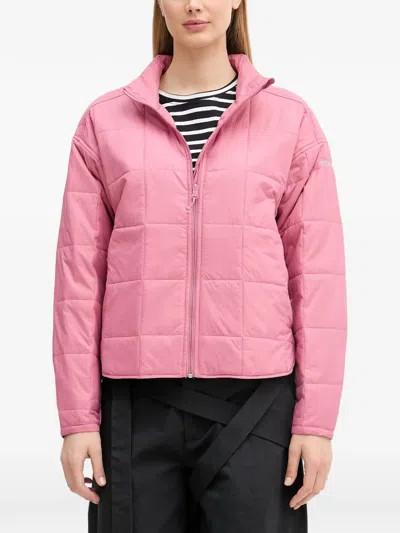 Columbia Sienna Hill Quilted High-neck Jacket In Pink