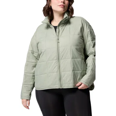 Columbia Sienna Hill Water Repellent Quilted Nylon Jacket In Brown