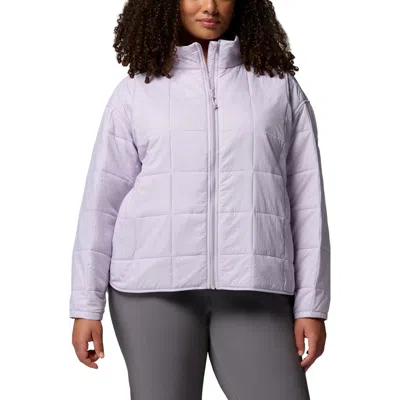 Columbia Sienna Hill Water Repellent Quilted Nylon Jacket In Purple