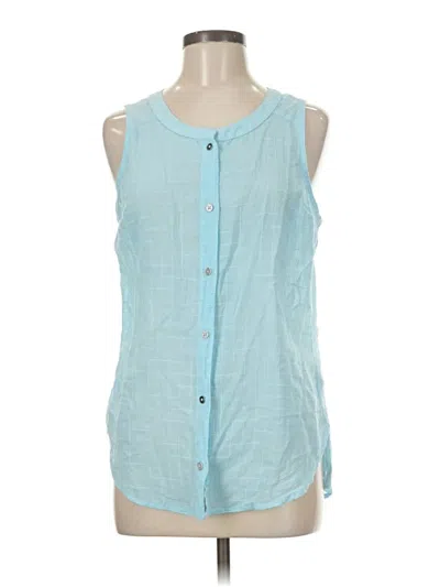 Pre-owned Columbia Sleeveless Blouse In Blue