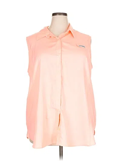 Pre-owned Columbia Sleeveless Blouse In Pink