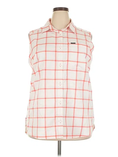 Pre-owned Columbia Sleeveless Blouse In Pink
