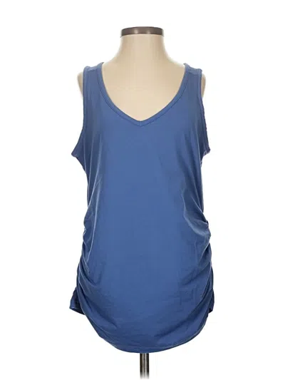 Pre-owned Columbia Sleeveless T-shirt In Blue