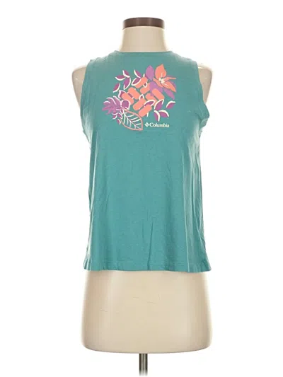Pre-owned Columbia Sleeveless T-shirt In Blue