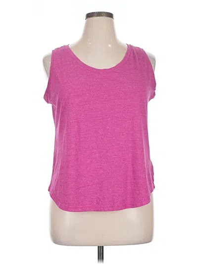 Pre-owned Columbia Sleeveless T-shirt In Pink