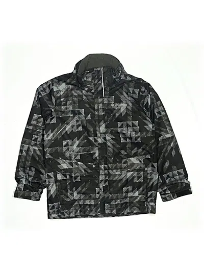 Pre-owned Columbia Kids' Snow Jacket In Black