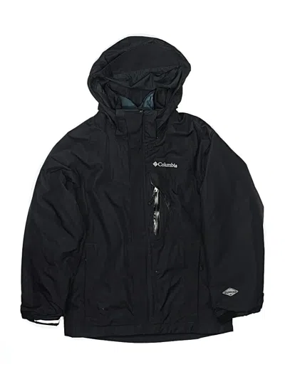 Pre-owned Columbia Snow Jacket In Black