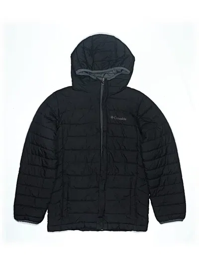 Pre-owned Columbia Kids' Snow Jacket In Black