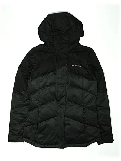 Pre-owned Columbia Kids' Snow Jacket In Black