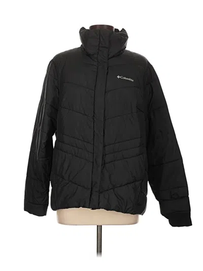Pre-owned Columbia Snow Jacket In Black
