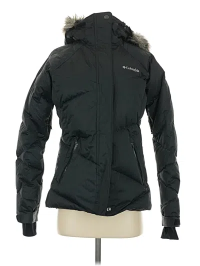 Pre-owned Columbia Snow Jacket In Black