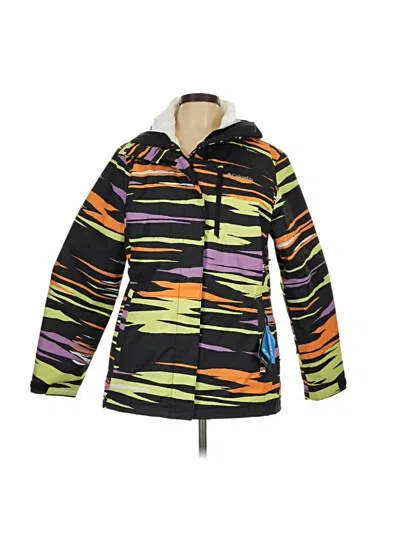 Pre-owned Columbia Snow Jacket In Black