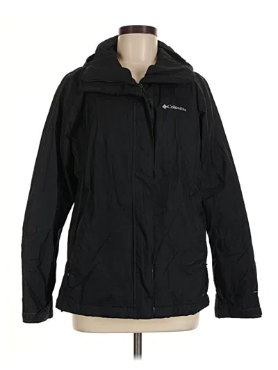Pre-owned Columbia Snow Jacket In Black