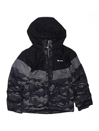 Pre-owned Columbia Kids' Snow Jacket In Black