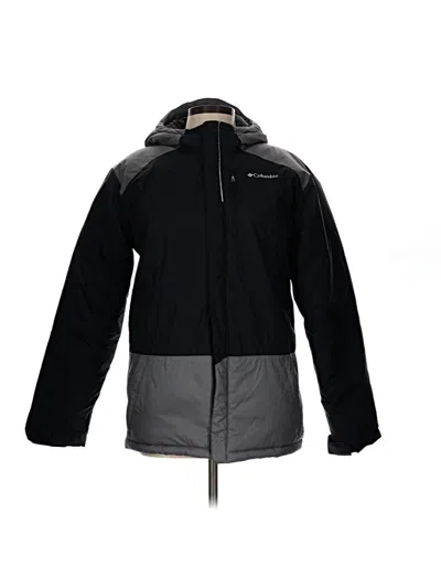 Pre-owned Columbia Snow Jacket In Black