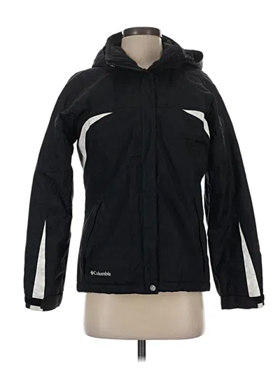 Pre-owned Columbia Snow Jacket In Black