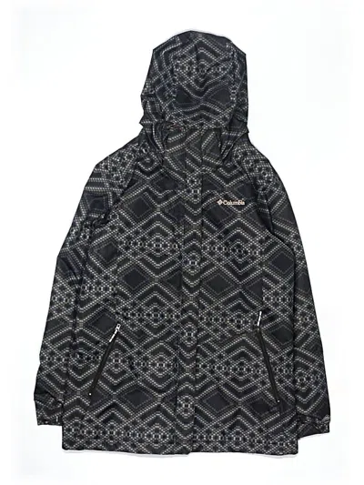 Pre-owned Columbia Kids' Snow Jacket In Black