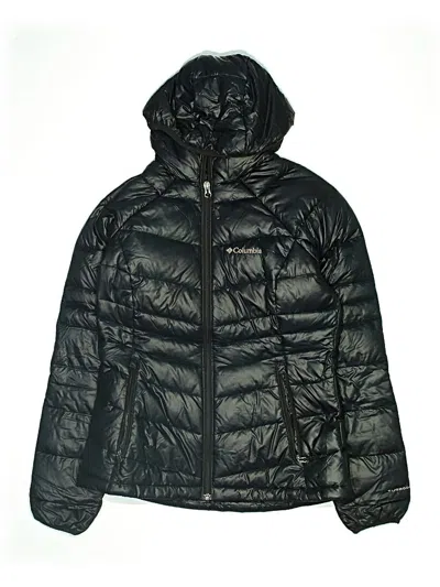 Pre-owned Columbia Kids' Snow Jacket In Black
