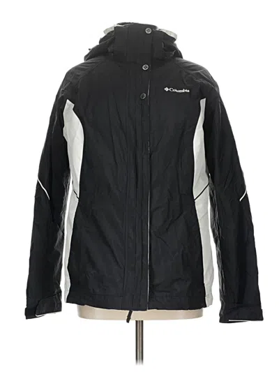 Pre-owned Columbia Snow Jacket In Black