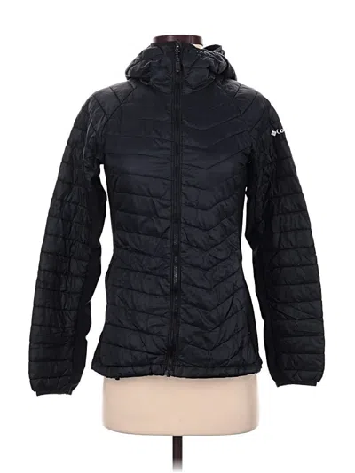 Pre-owned Columbia Snow Jacket In Black