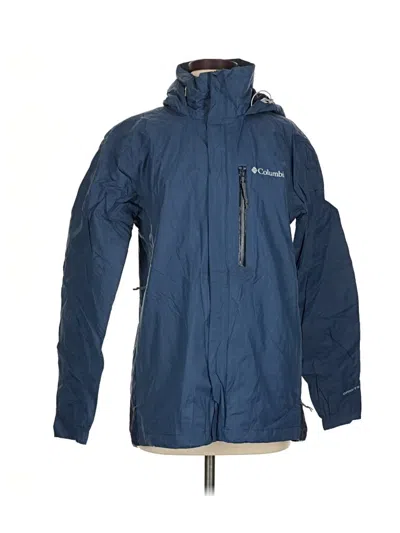 Pre-owned Columbia Snow Jacket In Blue