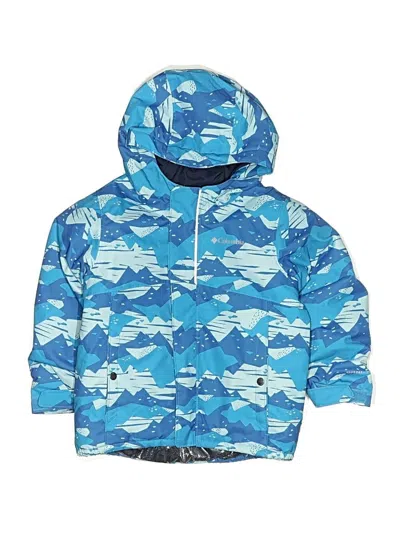 Pre-owned Columbia Kids' Snow Jacket In Blue