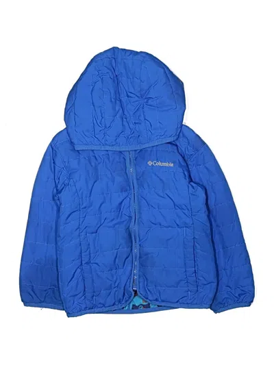 Pre-owned Columbia Kids' Snow Jacket In Blue