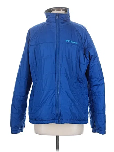 Pre-owned Columbia Snow Jacket In Blue