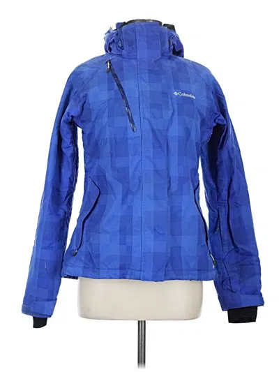 Pre-owned Columbia Snow Jacket In Blue