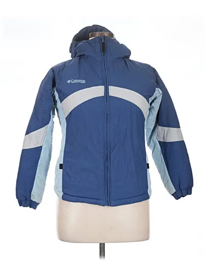 Pre-owned Columbia Snow Jacket In Blue