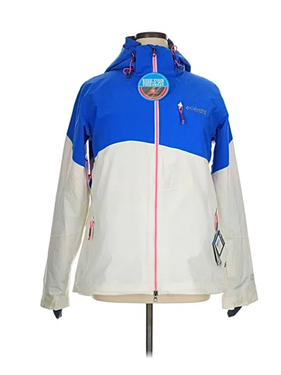 Pre-owned Columbia Snow Jacket In Blue