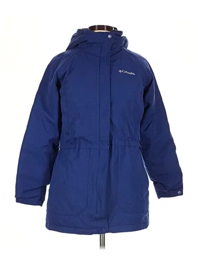 Pre-owned Columbia Snow Jacket In Blue