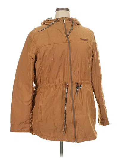 Pre-owned Columbia Snow Jacket In Brown
