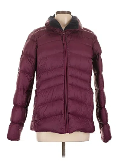 Pre-owned Columbia Snow Jacket In Burgundy