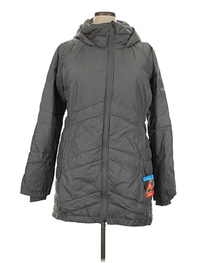 Pre-owned Columbia Snow Jacket In Gray