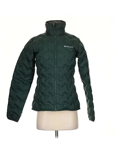 Pre-owned Columbia Snow Jacket In Green