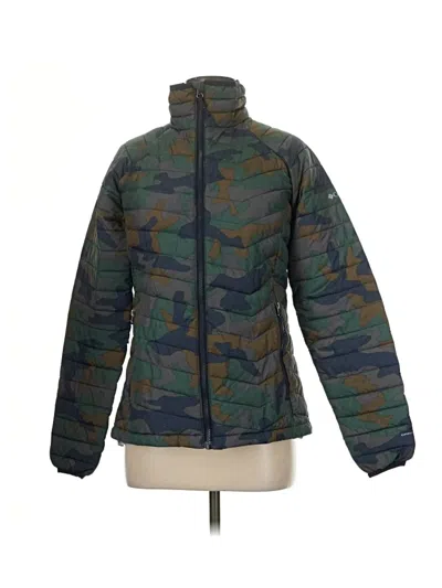 Pre-owned Columbia Snow Jacket In Green