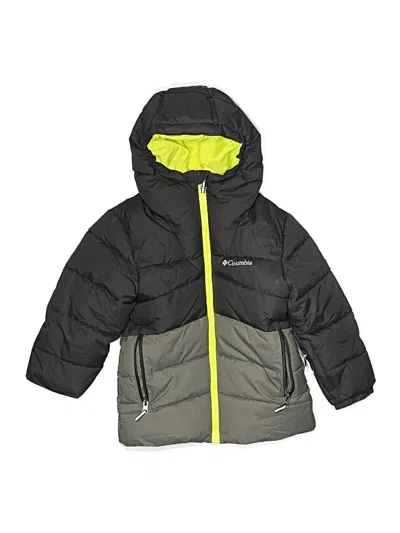 Pre-owned Columbia Kids' Snow Jacket In Green